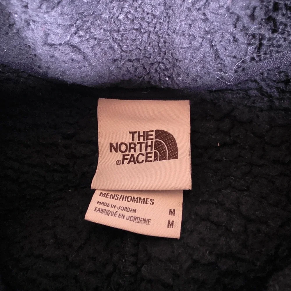 The North Face Campshire Sherpa Fleece Vest Mens M Black Full Zip Sleeveless